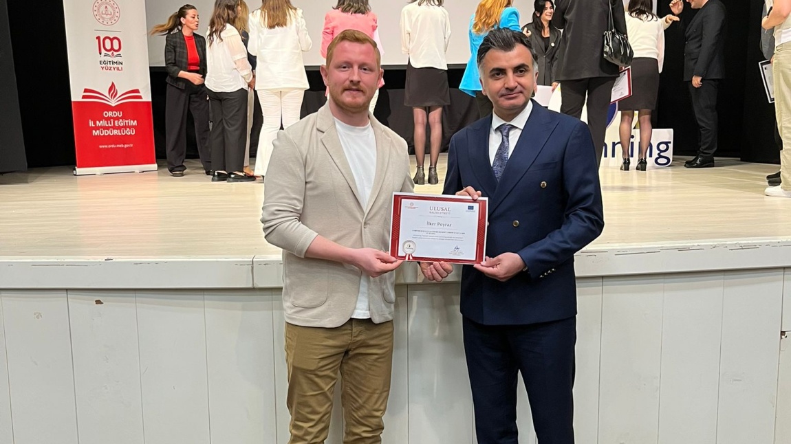 e Twinning Kalite Etiketi Ödül Töreni